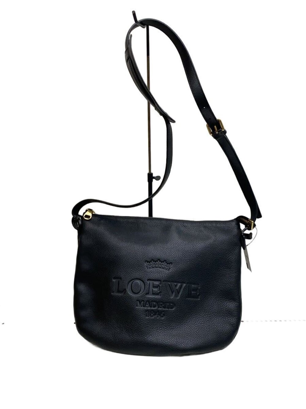 Loewe Shoulder Bag Leather Black